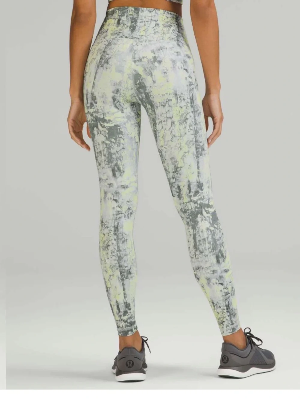 Lululemon Wunder Train High-Rise Tight 25” Cinder Grain Smoked Spruce Multi